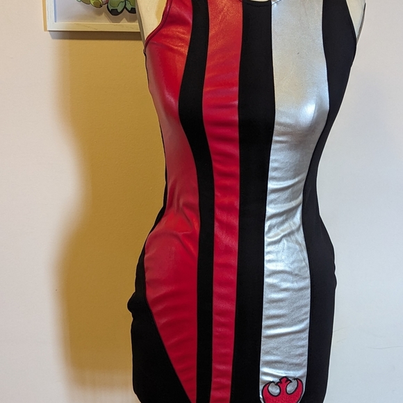 Original Star Wars x Elhoffer Design | Poe's Helmet Inspired Bodycon Dress | Med - Picture 3 of 7